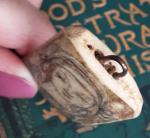 Antique Miniature Portrait Pendant by Z. Zielinska