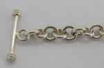 Vintage Art Deco Sterling Silver Heart Bracelet