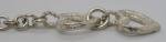 Vintage Art Deco Sterling Silver Heart Bracelet