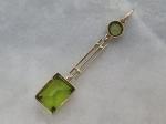 Art Deco 9ct Yellow Gold Lavalier Pendant