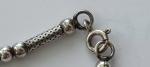 Antique Silver Beaded Bracelet - Unique Charm