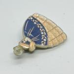 Charming Antique Art Deco Lady Brooch, Signed