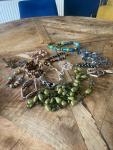 Vintage Costume Jewellery Set: Bangles, Beads, Necklaces