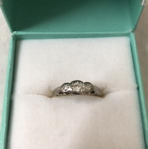 Victorian 18ct Gold Diamond Antique Ring