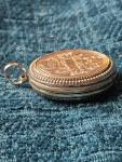 Antique Knights Templar Yellow Metal Locket Pendant