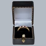 Victorian Ruby and Diamond Gold 5-Stone Ring