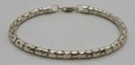 Vintage Art Deco Silver Snake Bracelet