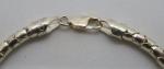 Vintage Art Deco Silver Snake Bracelet