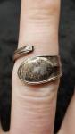 1920s Antique Silver Ring by Cooper Brothers