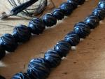 Whitby Jet Graduated Carved Bead Necklace