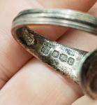 1920s Antique Silver Ring by Cooper Brothers