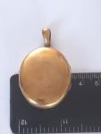 Victorian Yellow Pinchbeck Large Picture Locket