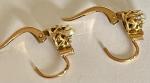 18ct Gold French Dormeuse Earrings with Pearls