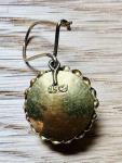 Turquoise Gold Drop Earrings, Etruscan Revival, c.1880