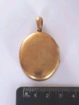 Victorian Yellow Pinchbeck Large Picture Locket