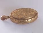 Victorian Yellow Pinchbeck Large Picture Locket
