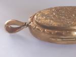 Victorian Yellow Pinchbeck Large Picture Locket