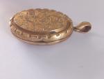 Victorian Yellow Pinchbeck Large Picture Locket