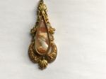 Georgian 1800s Pinchbeck Greek Roman Cameo Pendant