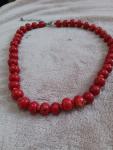 Vintage Red Coral Antique Necklace
