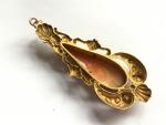 Georgian 1800s Pinchbeck Greek Roman Cameo Pendant