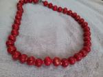 Vintage Red Coral Antique Necklace