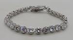Vintage Art Deco Sterling Silver Link Bracelet