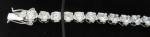 Vintage Art Deco Sterling Silver Link Bracelet