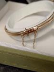 Antique 10ct Rolled Gold Emerald Paste Bangle