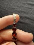 Rare 9k Gold Almandine Garnet Antique Bracelet