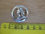Art Deco Sterling Silver Mermaid Brooch