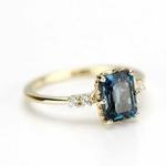 Vintage 2Ct Art Deco Diamond Engagement Ring