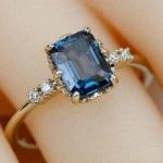 Vintage 2Ct Art Deco Diamond Engagement Ring