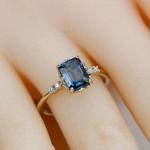 Vintage 2Ct Art Deco Diamond Engagement Ring