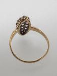 Victorian 18ct Gold Diamond Marquise Cluster Ring
