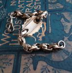 Victorian Champleve Pinchbeck Bracelet 6 3/4