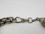 Victorian Silver Plated Albertina Bracelet c1880