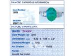 Vintage 1935 Emerald and Diamond Platinum Ring