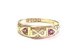 Victorian 18ct Gold Ruby and Diamond Ring