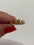 Victorian 18ct Gold Ruby and Diamond Ring