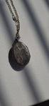 Vintage Sterling Silver Engraved Locket Necklace