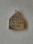 Charming Antique French Silver Locket Pendant