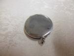 Vintage Silver Enamel Photo Locket Rose 3cm