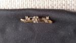 9 Carat Gold Seed Pearl Antique Bar Brooch