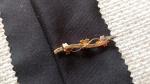 9 Carat Gold Seed Pearl Antique Bar Brooch