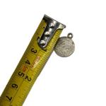 Antique English Sterling Silver "Vic" Love Token Pendant