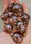 Vintage Venetian Glass Necklace with Aventurine & Roses