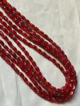 Czech Vintage Gold Foil Glass Bead Necklace