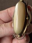 Unique Vintage Brooch or Pendant in Brass