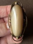 Unique Vintage Brooch or Pendant in Brass